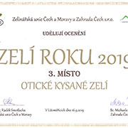 Zelí roku 2019 - 3. místo