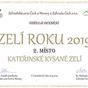 Zelí roku 2019 - 2. místo