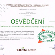 Certifikát IPZ